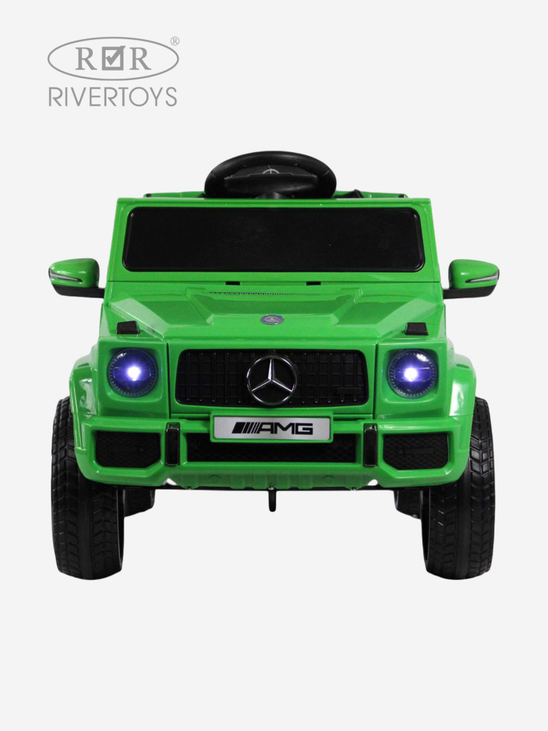 Детский электромобиль RIVERTOYS Mercedes-AMG G63 (G222GG) зеленый