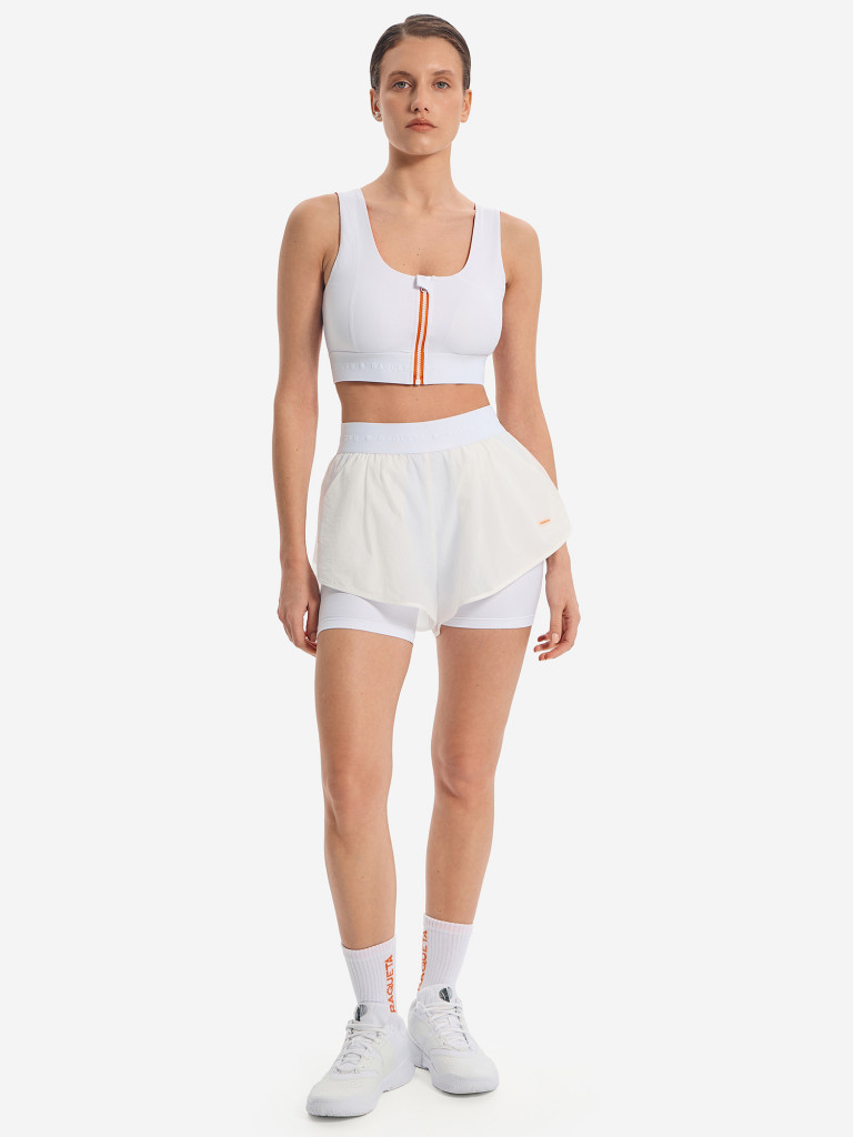 Топ женский RAQUETA SPORT Zip, 23 White