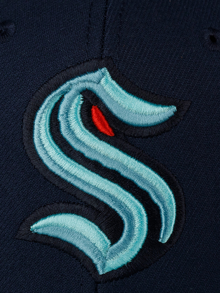 Бейсболка MITCHELL NESS HP7974-SKRNAVY Seattle Kraken NHL (синий)