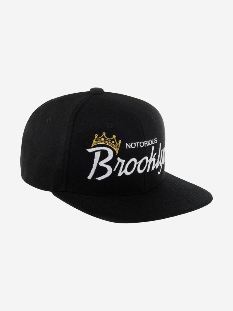 Бейсболка с прямым козырьком HOOD 118-MWL022-NY020-BK Biggie Brooklyn (черный)