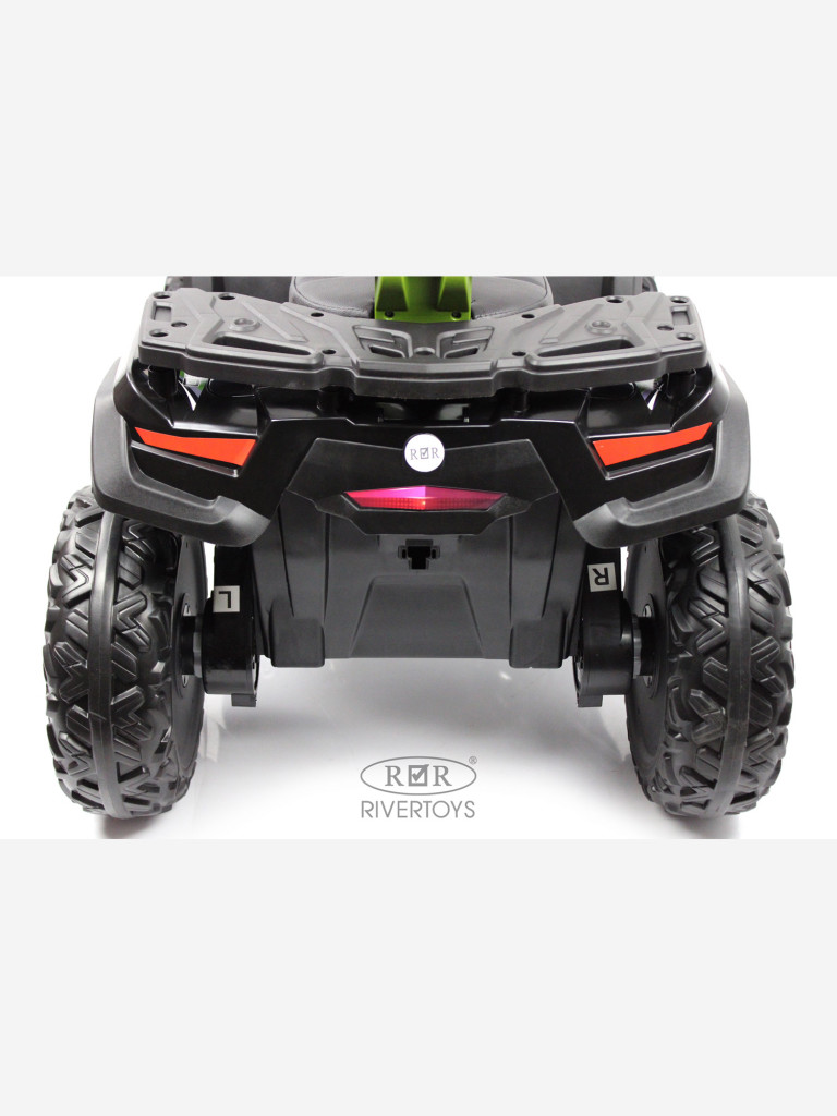 Детский электроквадроцикл RIVERTOYS T001TT 4WD зеленый