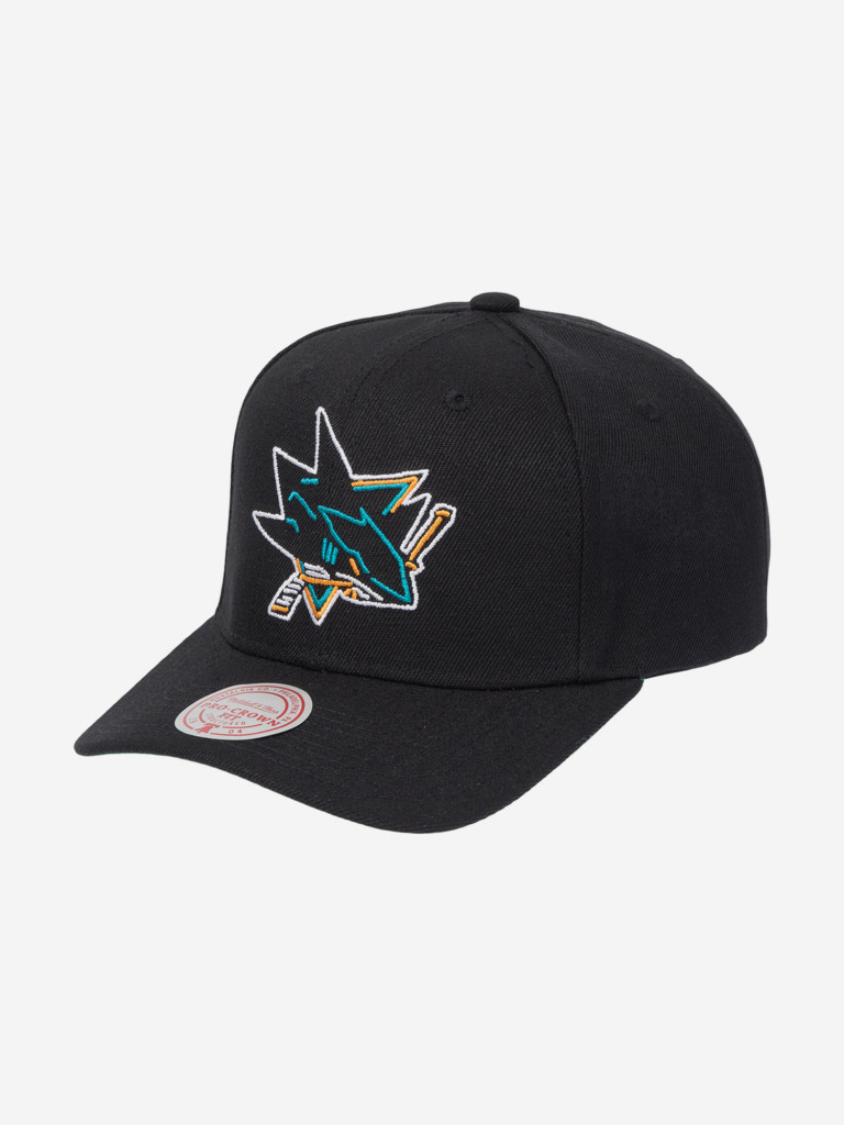 Бейсболка MITCHELL NESS HP9572-SJSBLCK San Jose Sharks NHL (черный)