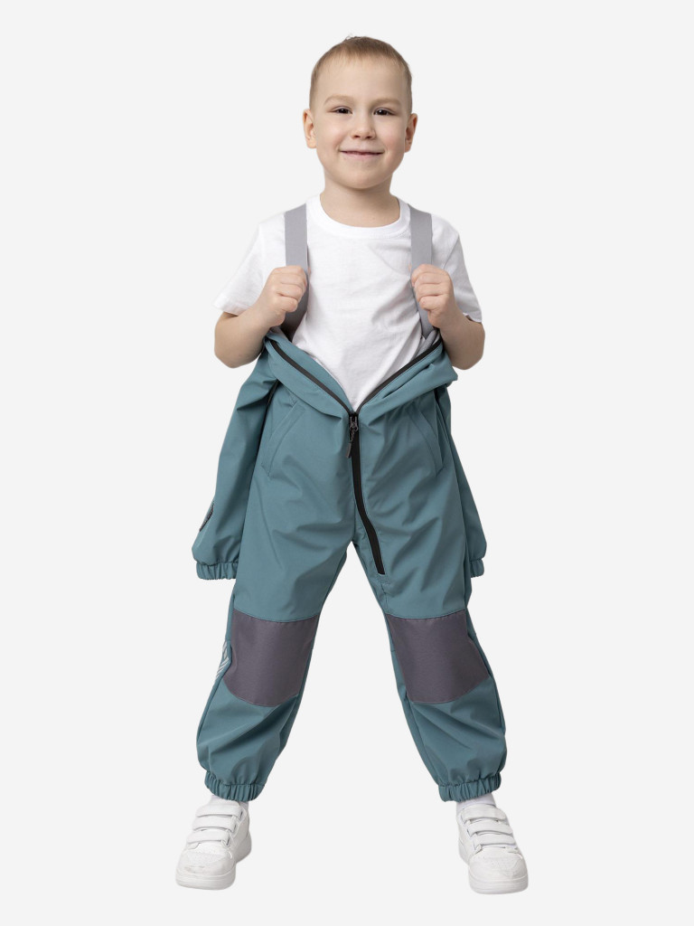 Кобинезон софтшелл для девочки batik холодный зеленый