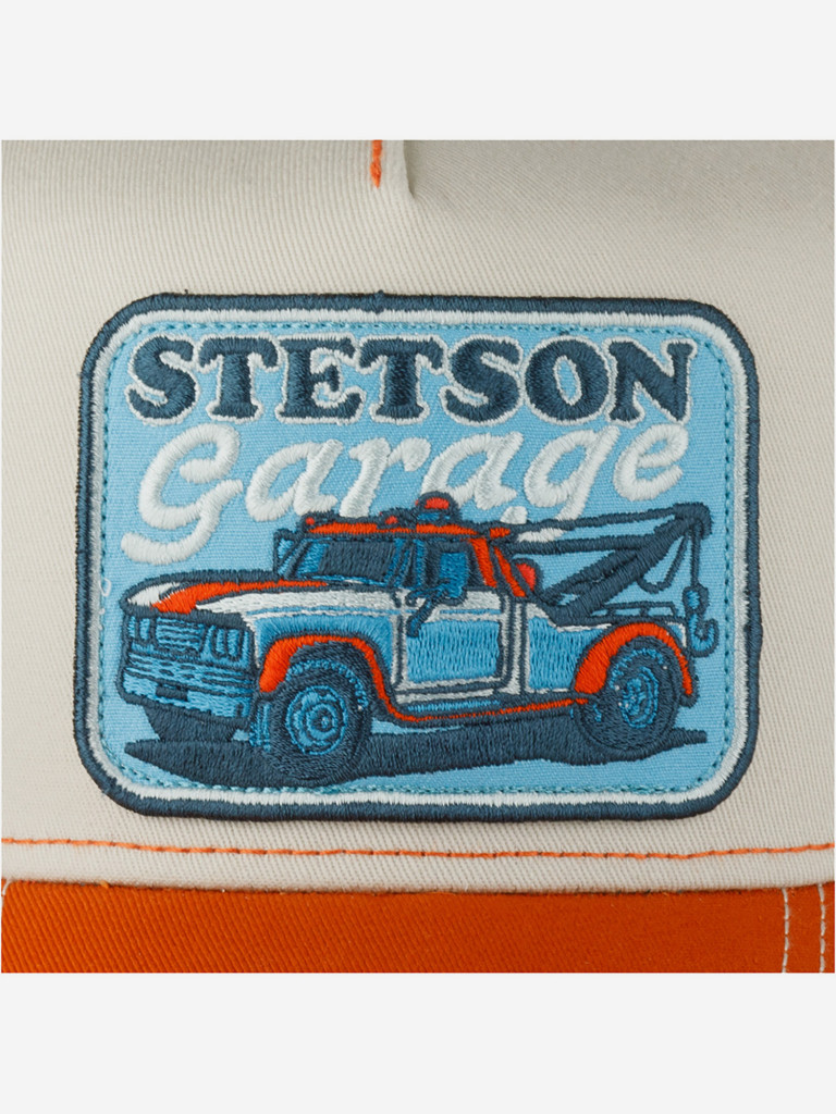 Бейсболка с сеточкой STETSON 7761161 TRUCKER CAP STETSON'S GARAGE (малиновый)
