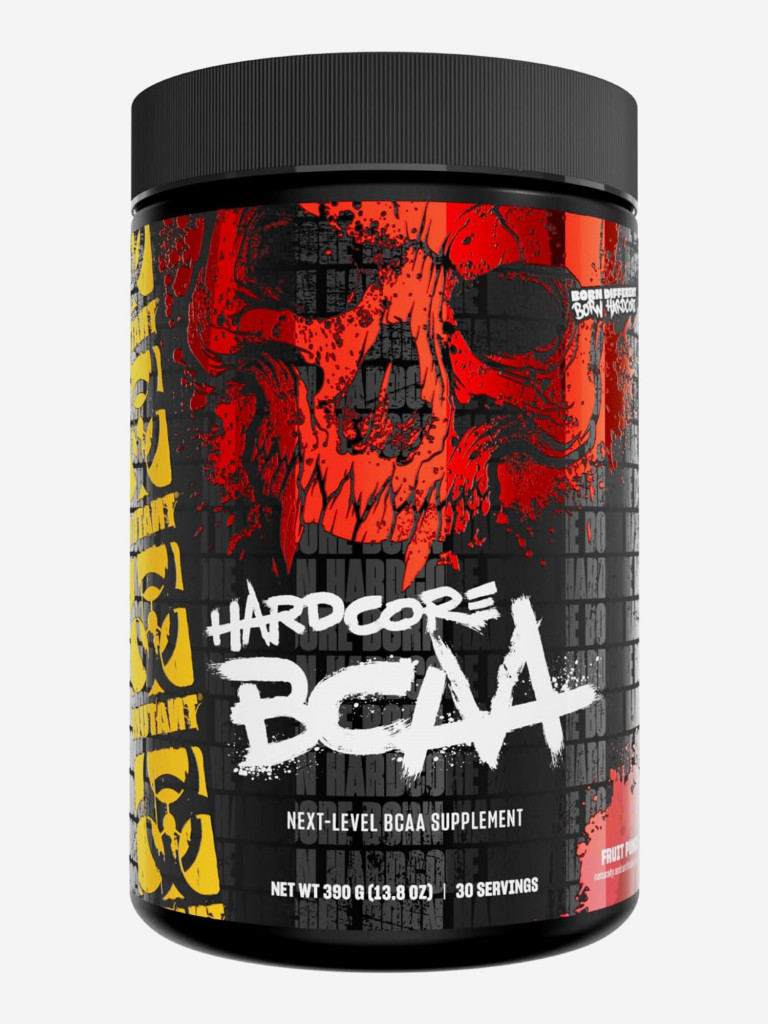 Аминокислоты Mutant HARDCORE BCAA, 390 г, Фруктовый Пунш