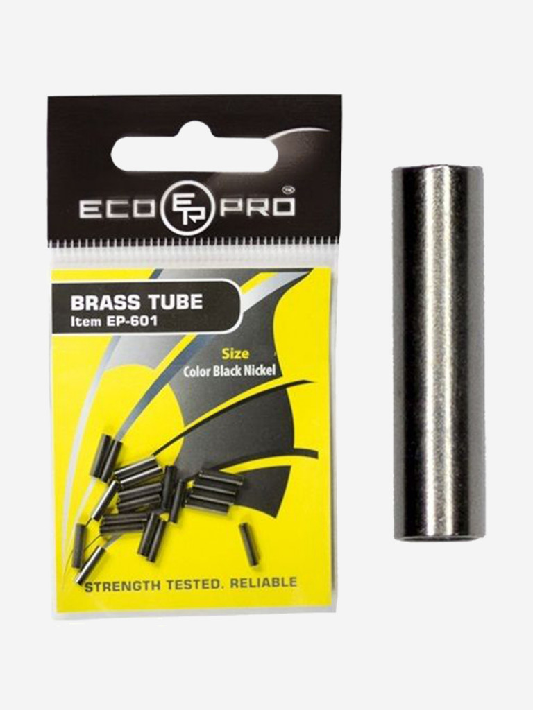 Обжимные трубки для поводков ECOPRO EP-601-1,6 (1упк. по 20шт.) на леску, поводочный материал, флюокарбон для зимней и летней рыбалки.