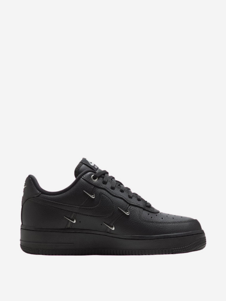 Кроссовки Nike Air Force 1 Low '07 Lx Black Silver Mini Swoosh