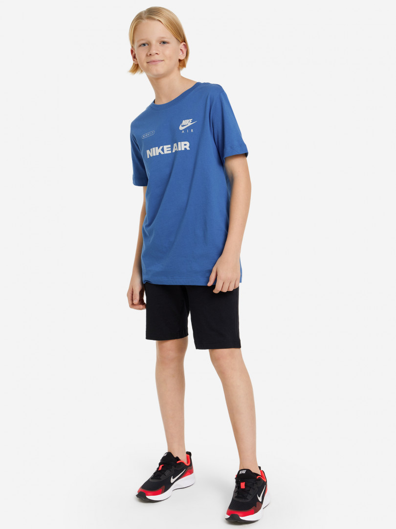 Футболка для мальчиков Nike tee nike air hook 30251480299 Голубой, размер 147, 158,137, 147,128, 137, фото 3