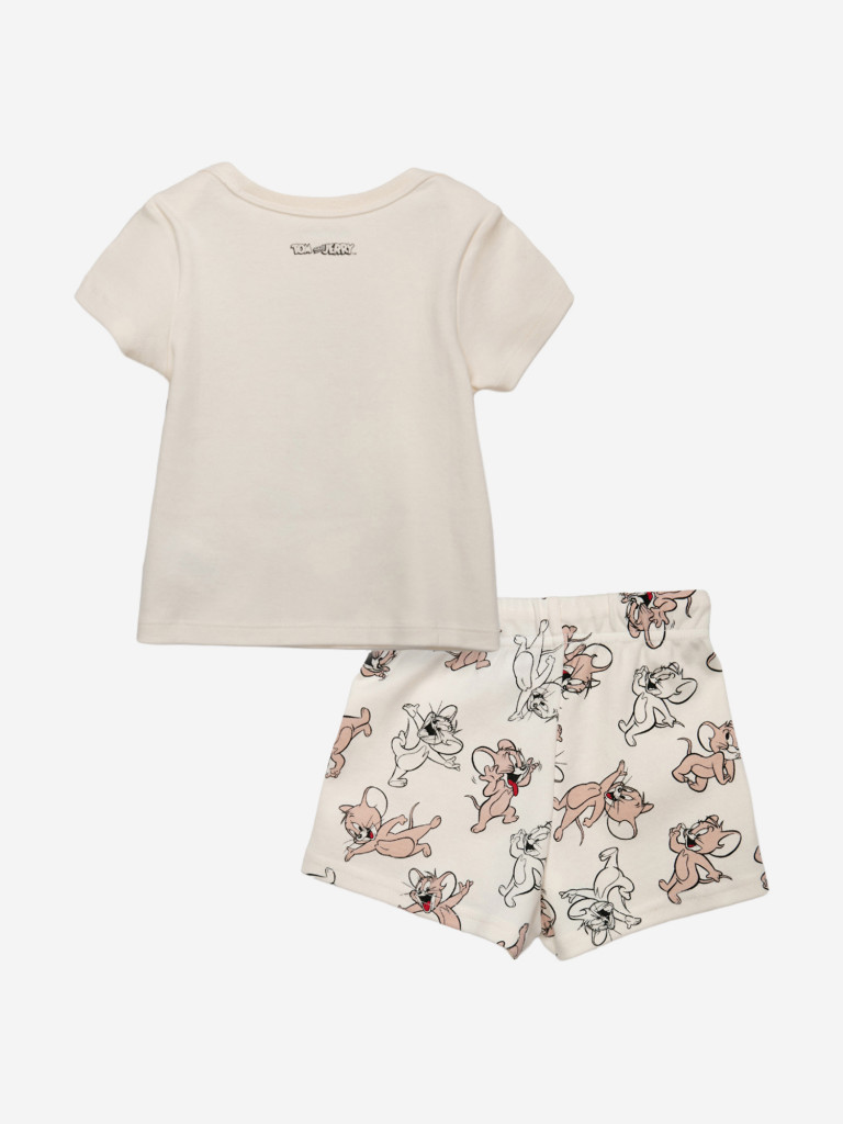 Комплект для девочек: футболка, шорты PlayToday