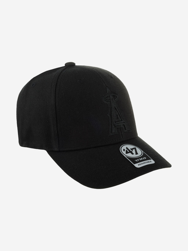Бейсболка 47 BRAND B-MVP04WBV-BKB Los Angeles Angels MLB (черный)