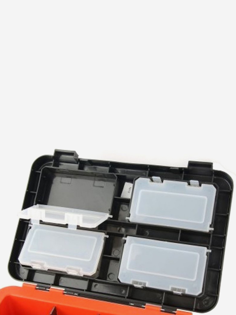 Ящик FishBox двухсекционный 19л оранжевый Helios