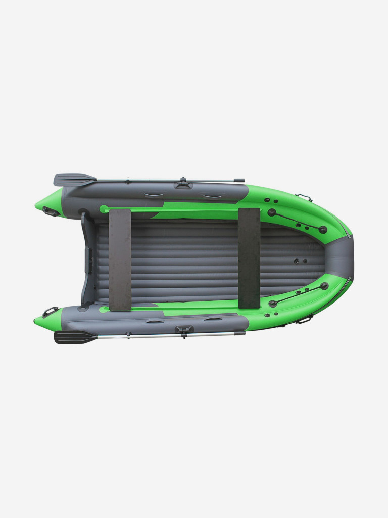 Лодка Reef Skat Triton (Риф Скат Тритон) 390 NDFi с интегрированным фальшбортом, серо-зеленая
