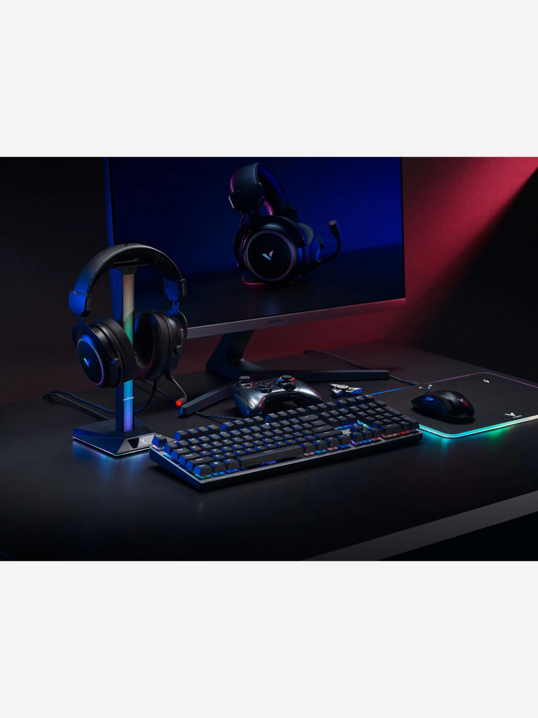 RAPOO Игровая гарнитура проводная VH300S-BL Virtual 7.1, цвет - черный (13331)
