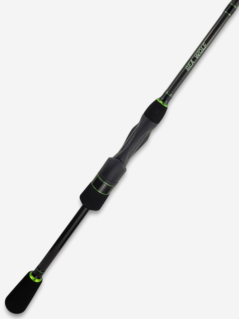 Спиннинг для рыбалки Fish Crystal SEA WOLF SW662UL-S-21 (цельная вершинка) 1.98м 0.5-5.0гр, 2 секц.