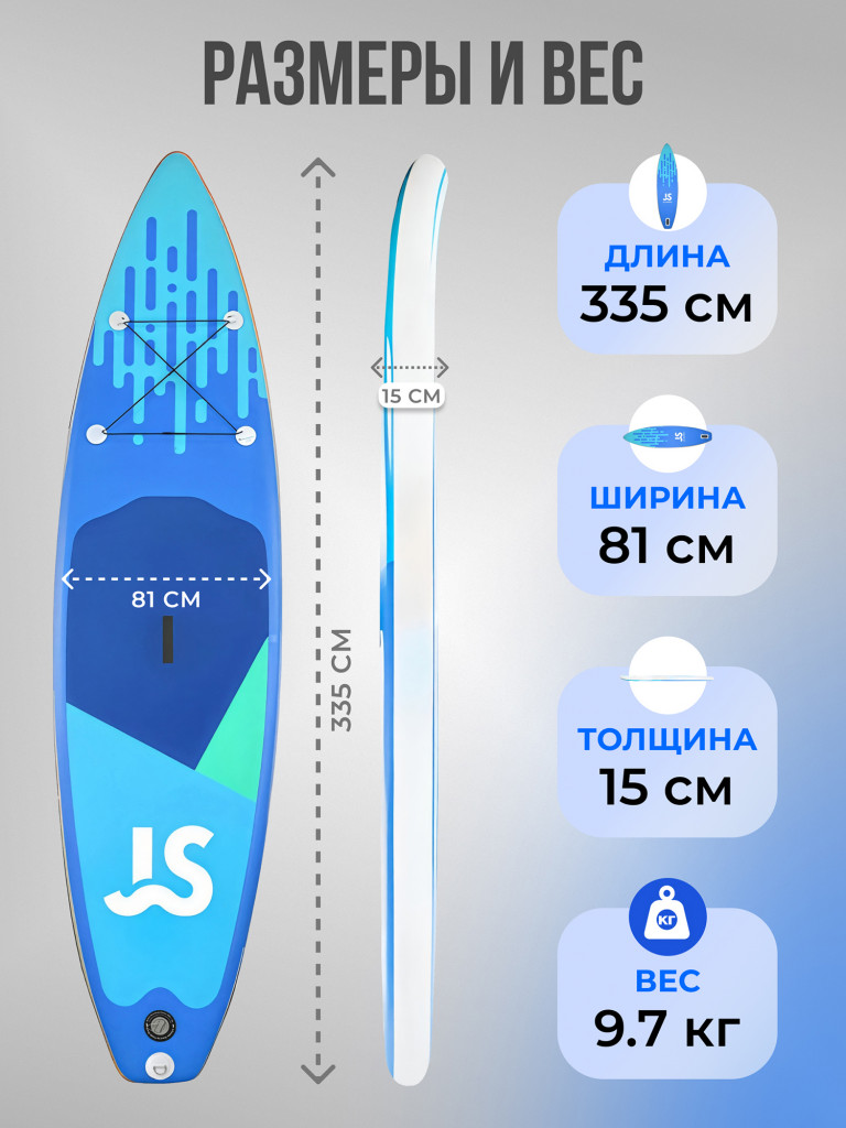 SUP-board Nonstopika Neo, D35, цвет синий