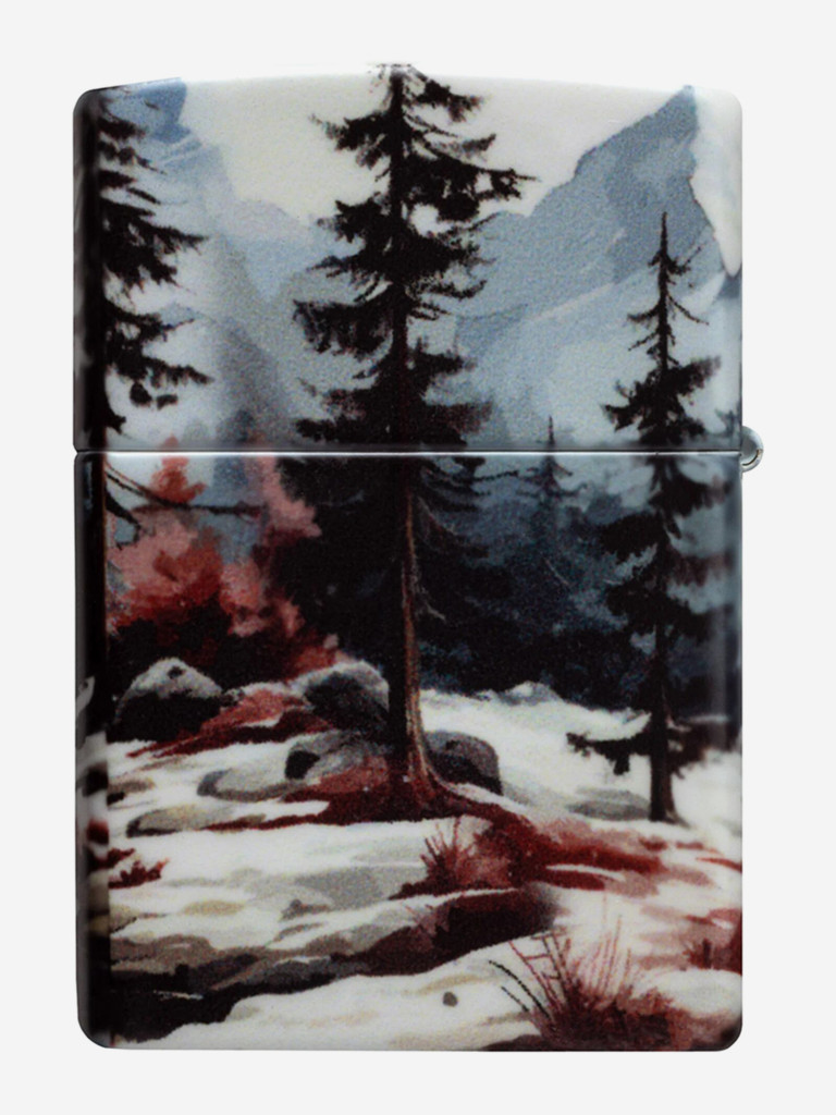 Зажигалка бензиновая ветроустойчивая Zippo Frozen Valley 540 Matte