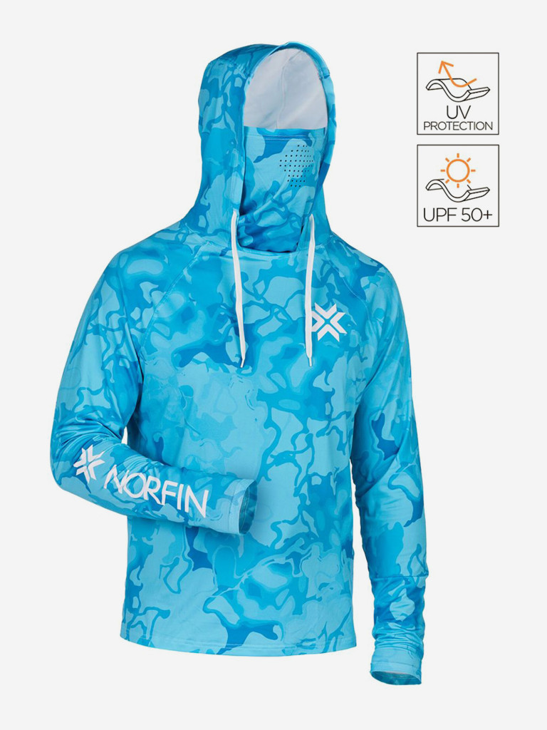 Джемпер Norfin SUN PRO HALIBUT HOODIE для рыбалки и охоты