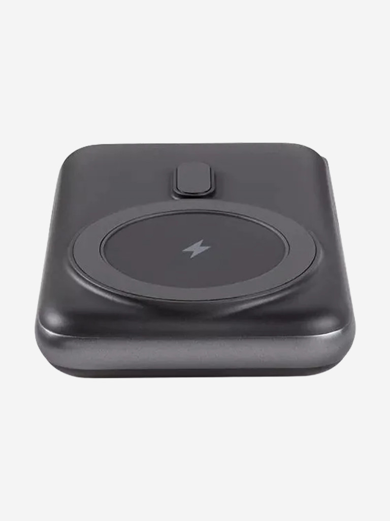 Внешний аккумулятор портативный TTEC ReCharger Pro M LCD 10.000mAh MagSafe Compatible PD 20W Powerbank с подставкой. Цвет: черный