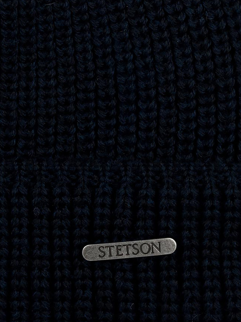 Шапка докер STETSON 8599302 NASHVILLE KNIT DOCKER (синий)