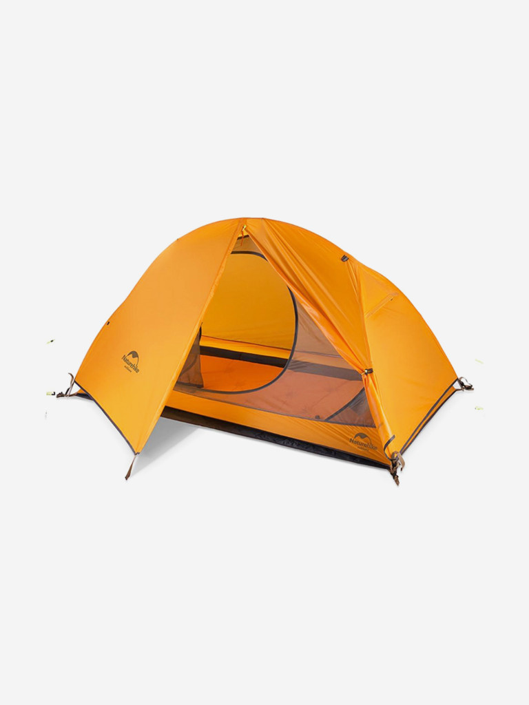 Палатка 1-местная Naturehike Spider 1 Cycling, нейлон 20 D, футпринт, оранжевая