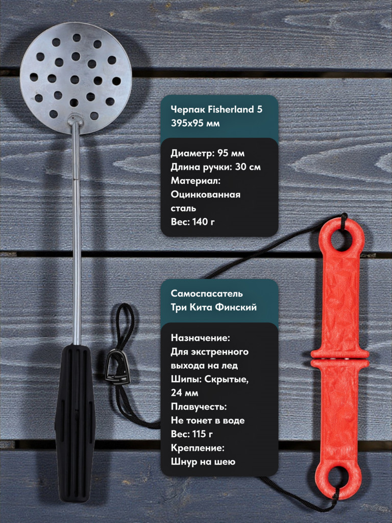 Набор MySled Ледовый универсал для зимней рыбалки на мирную и хищную рыбу