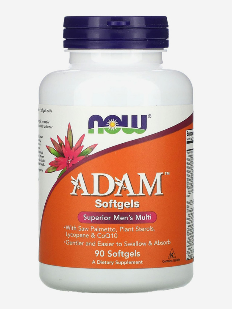 Мультивитамины для мужчин NOW FOODS ADAM, 90 капсул