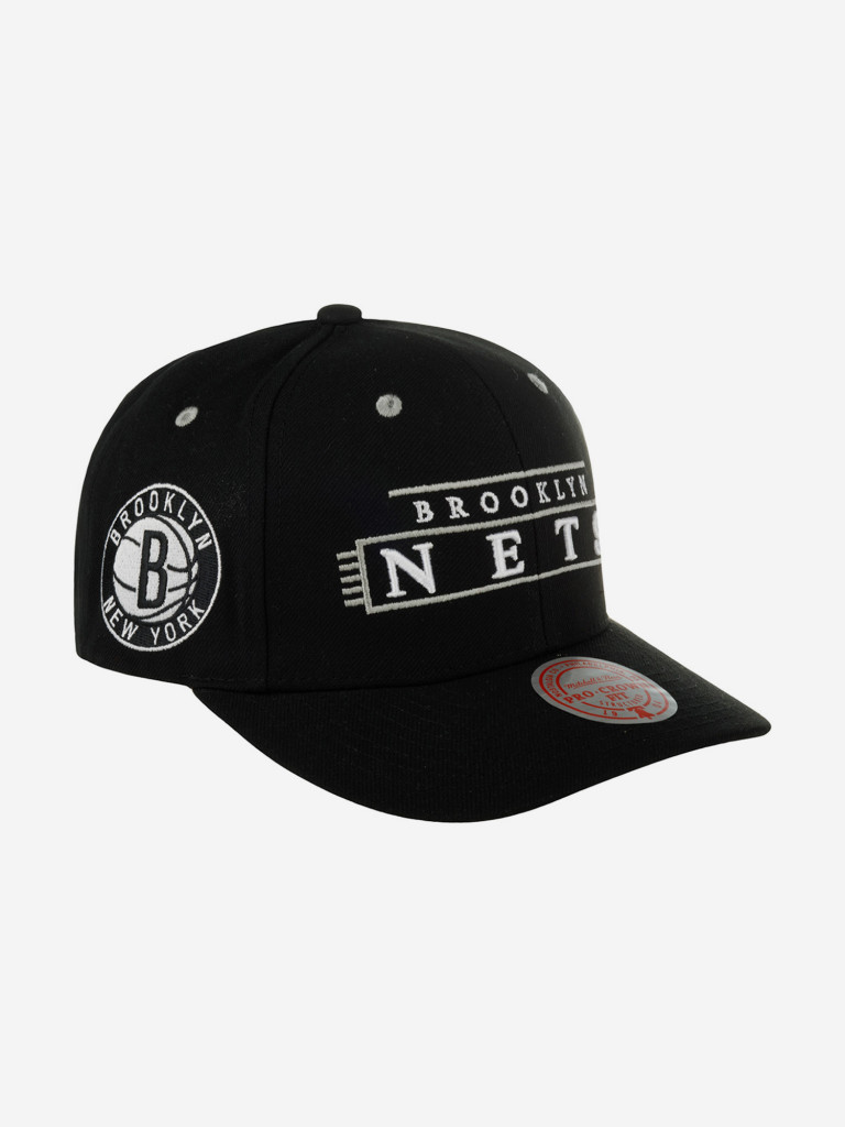 Бейсболка MITCHELL NESS HHSS5351-BNEYYPPPBLCK Brooklyn Nets NBA (черный)