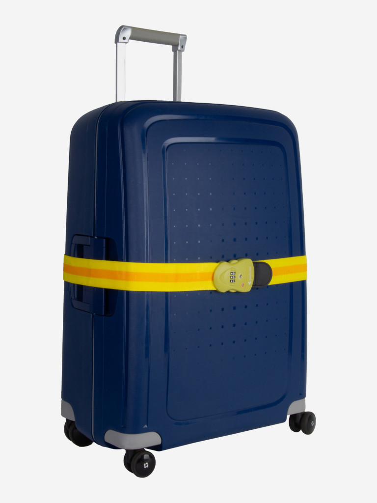 Ремень багажный желтый с замком Routemark TSA329
