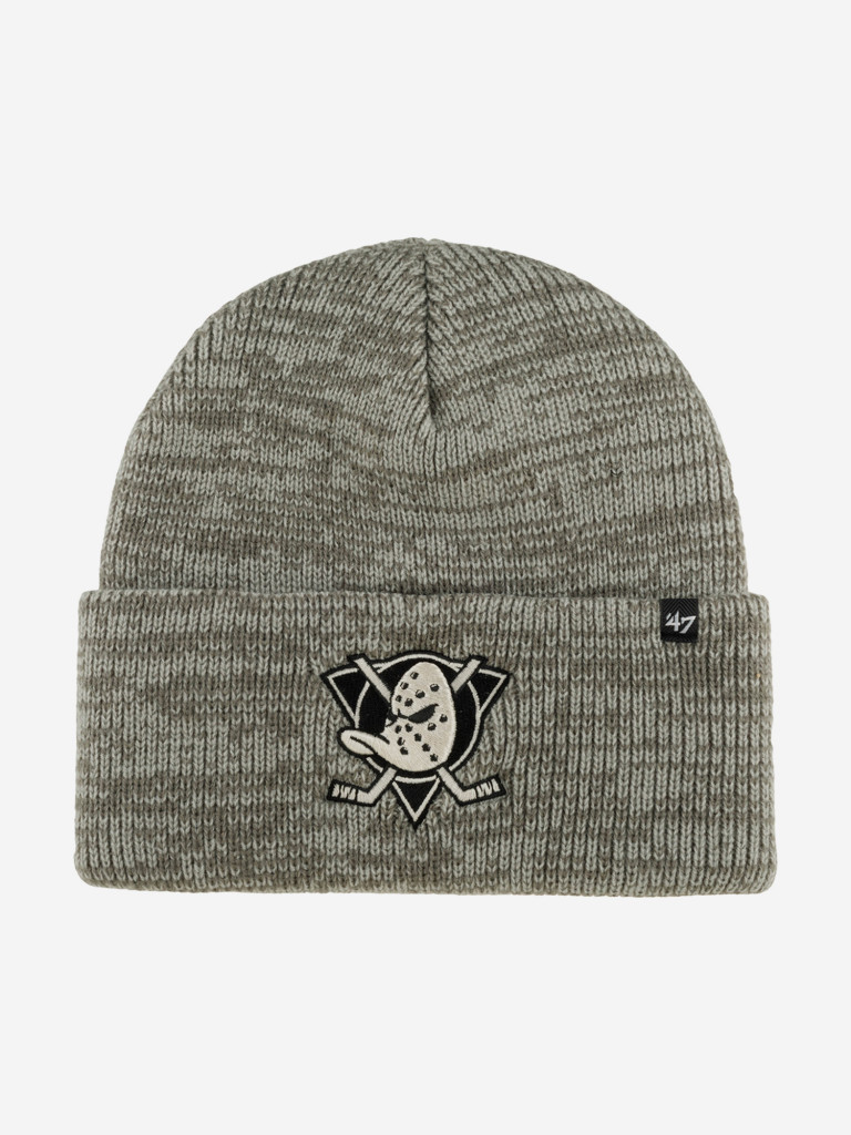 Шапка с отворотом 47 BRAND H-BRNFZ25ACE-DYA Anaheim Ducks NHL (серый)