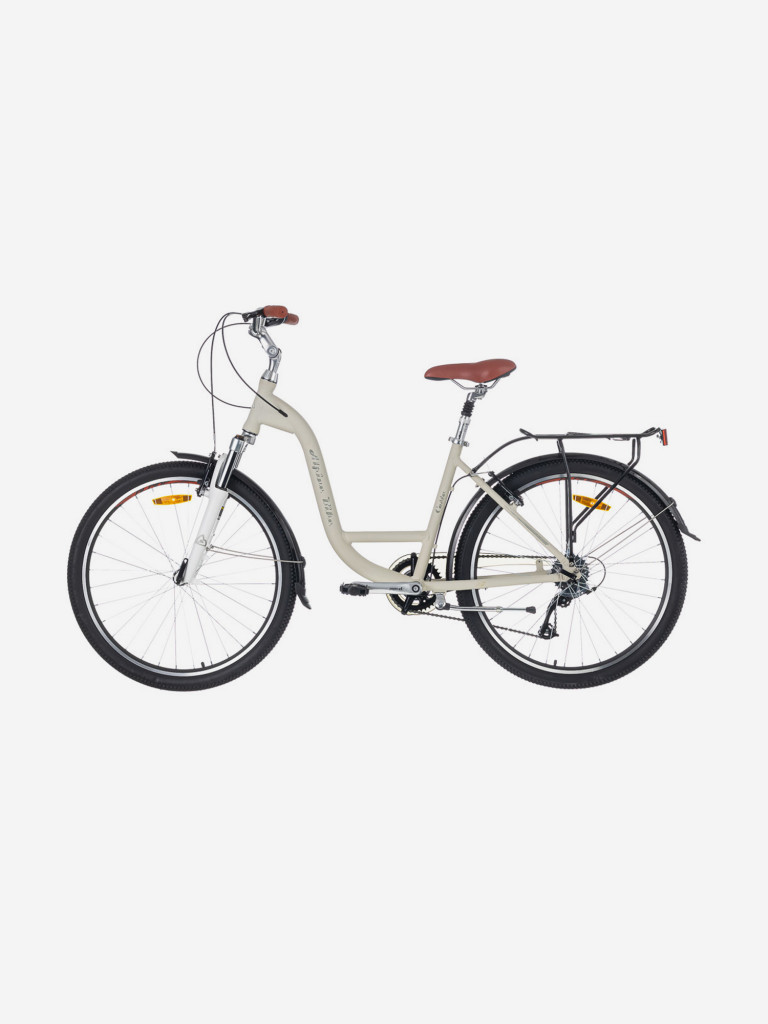 Велосипед Alpinebike Costa, М, 26", городской, 7 скоростей, белый