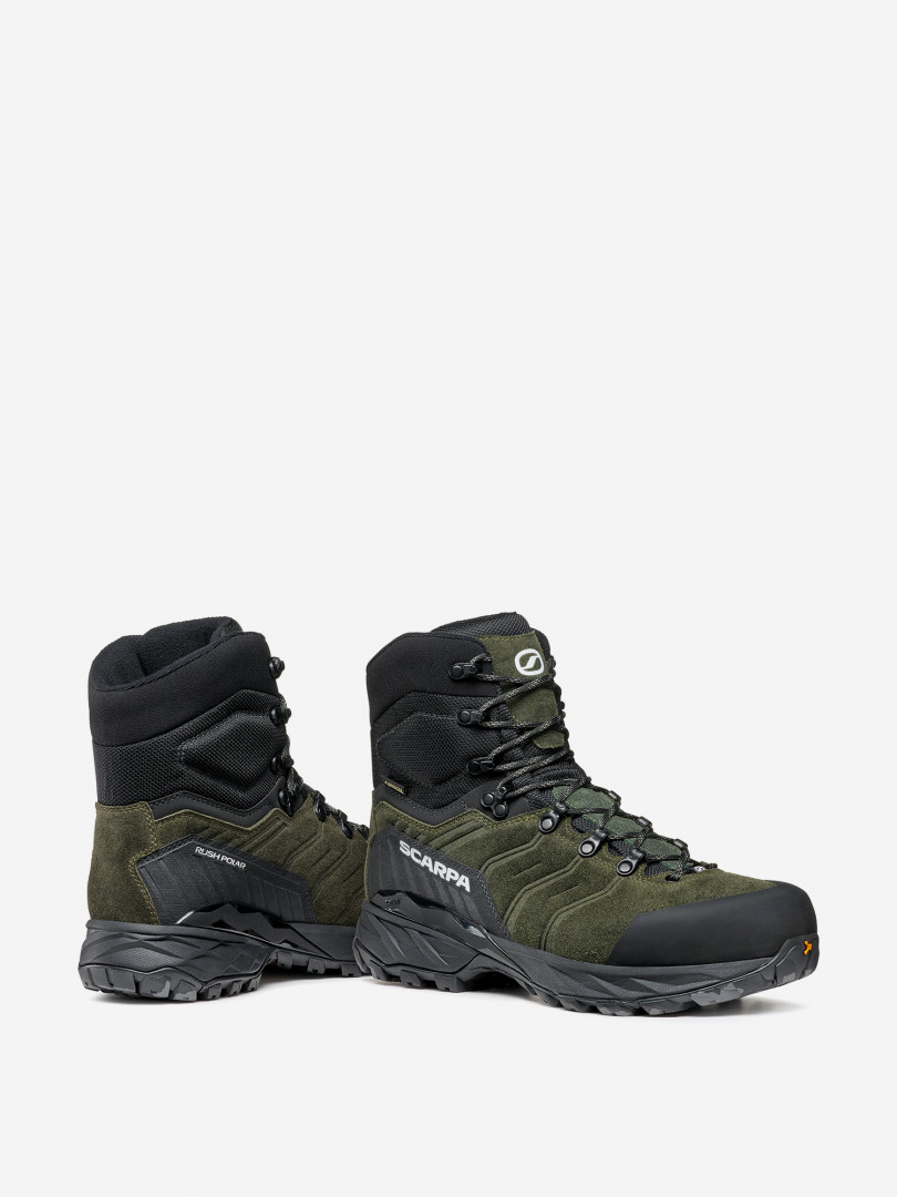 фото Ботинки утепленные мужские scarpa rush polar gtx, зеленый