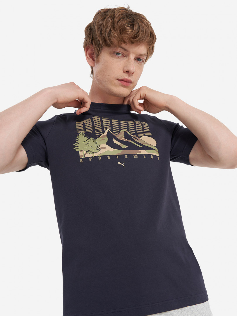 Футболка мужская PUMA Синий 1599₽