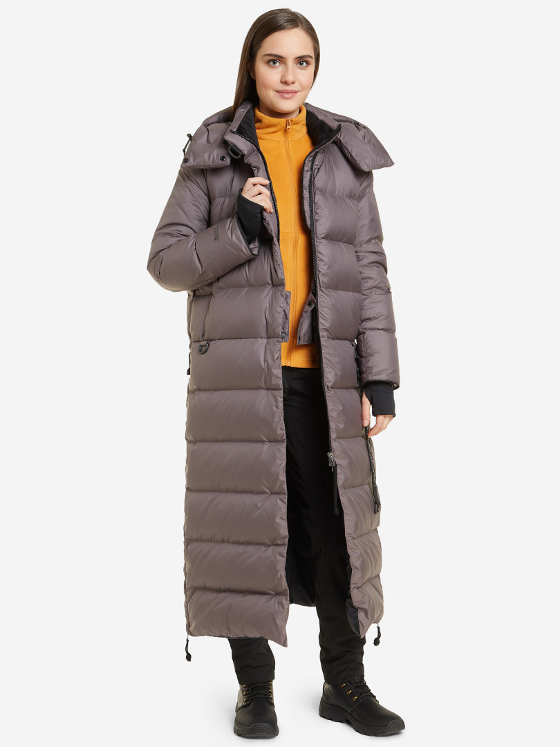 фото Пальто утепленное bask angara, бежевый