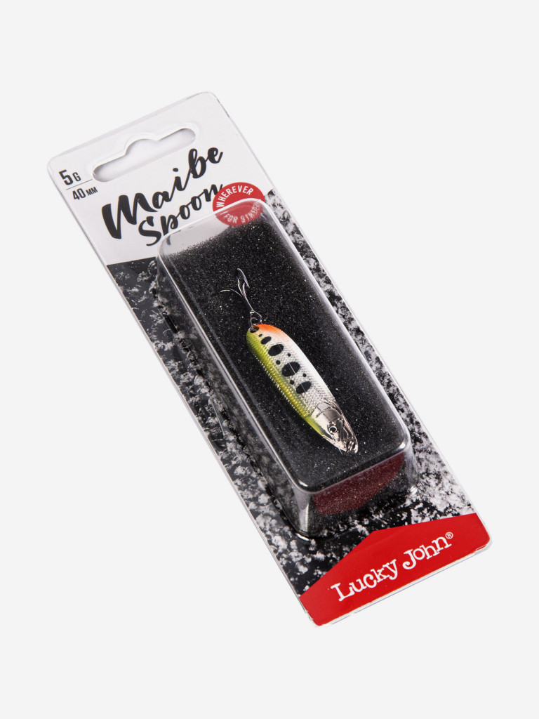 Блесна колеблющаяся Lucky John MAIBE SPOON, длина 40мм, вес 005.0г