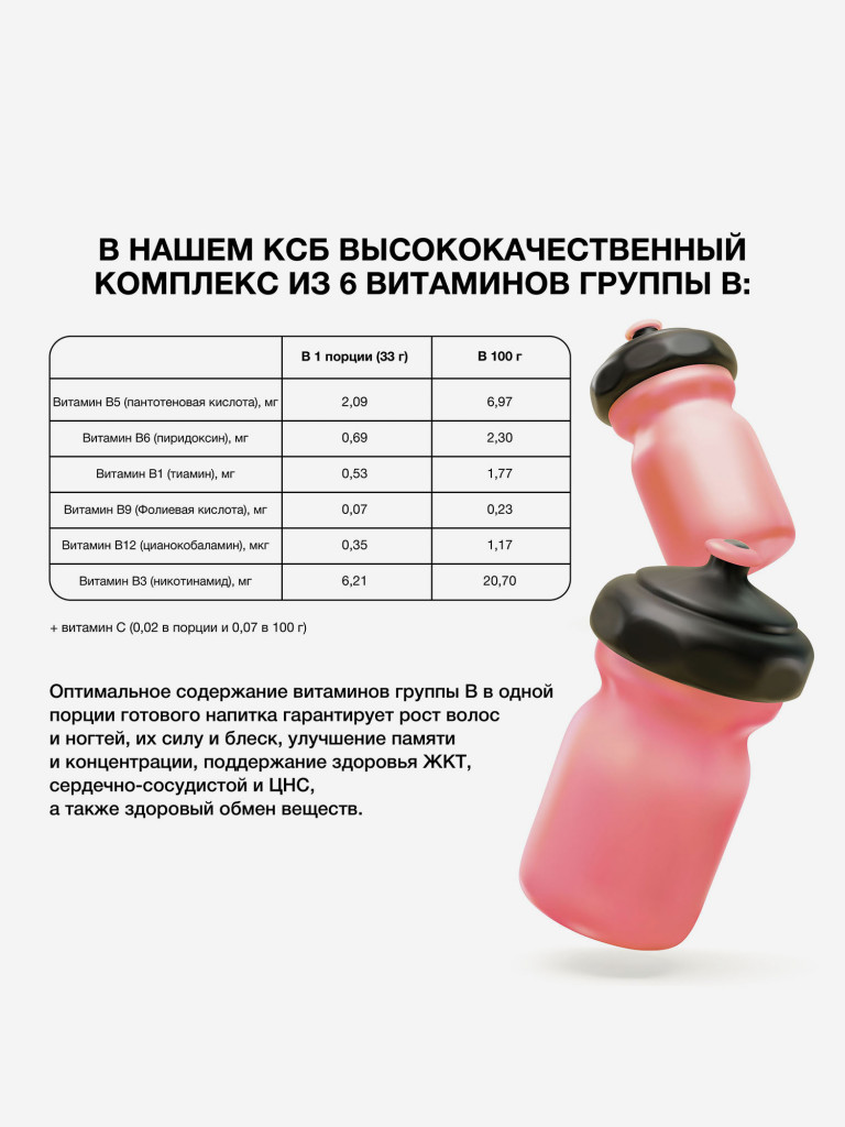 Протеин сывороточный без сахара TobePRO Whey Protein с ВСАА Клубника со сливками, 900 г/30 порций