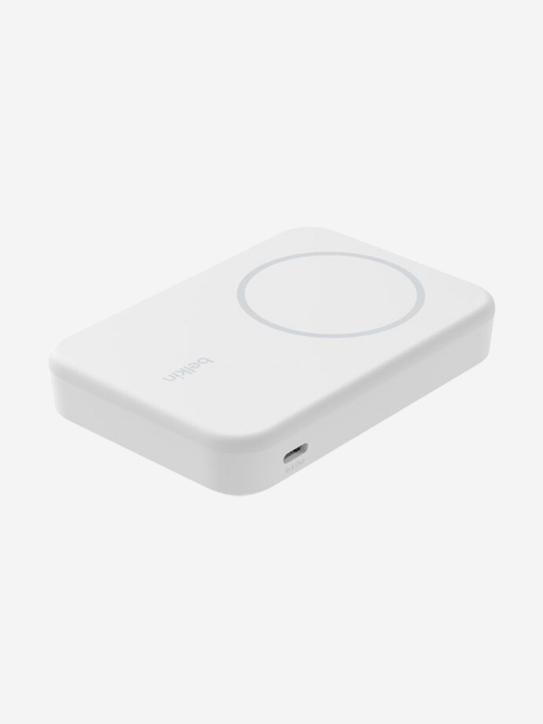 Внешний аккумулятор Belkin BoostСharge Pro Magnetic Power Bank 8000mAh USB-C Qi2 15W с подставкой.