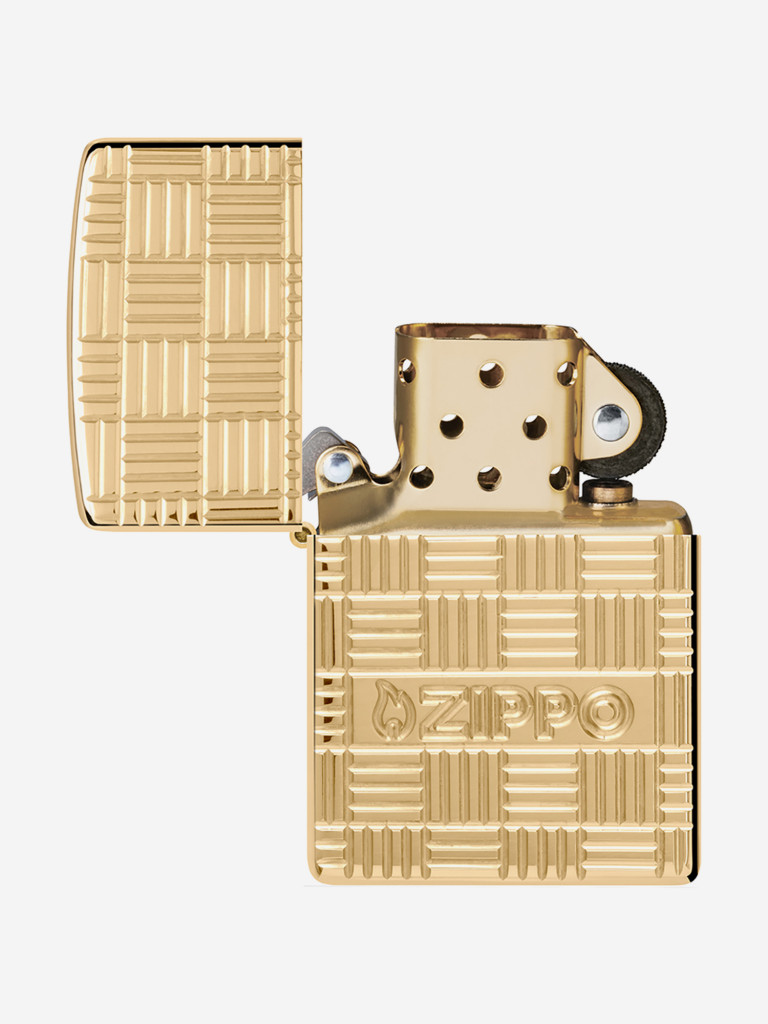 Зажигалка бензиновая ветроустойчивая Zippo Armor High Polish Brass