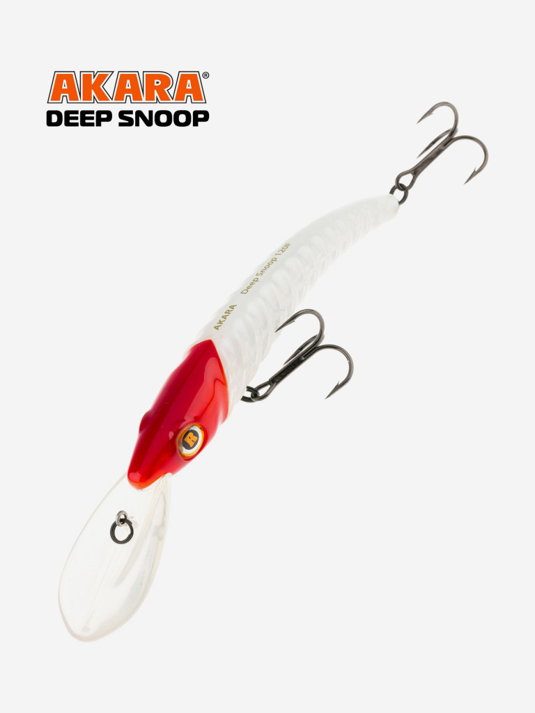 Воблер Akara Deep Snoop 120F минноу плавающий для троллинга на щуку, судака, сома 20гр A52
