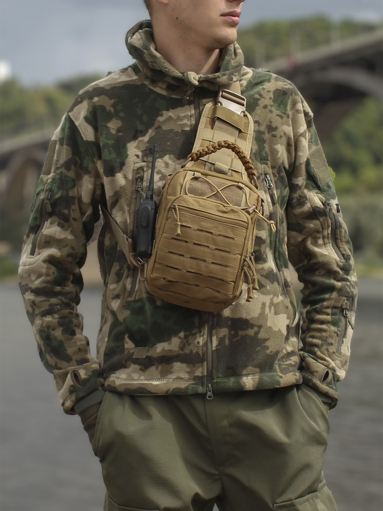 Сумка тактическая через плечо 6 литров