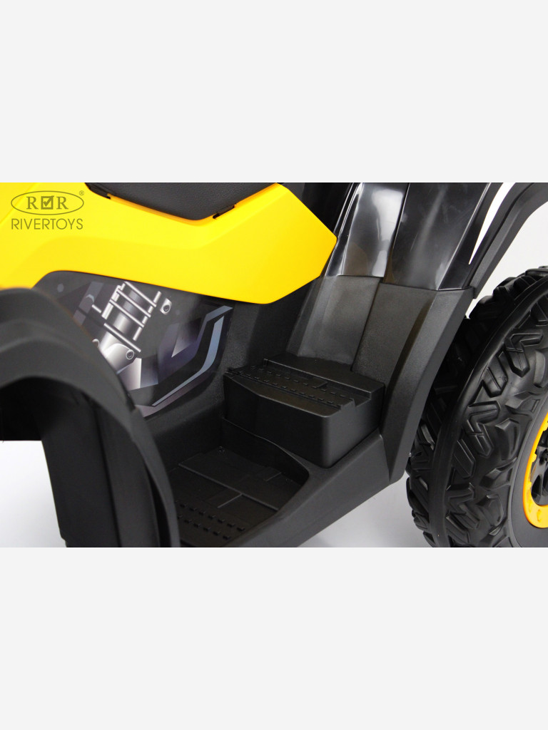 Детский электроквадроцикл RIVERTOYS T001TT 4WD желтый