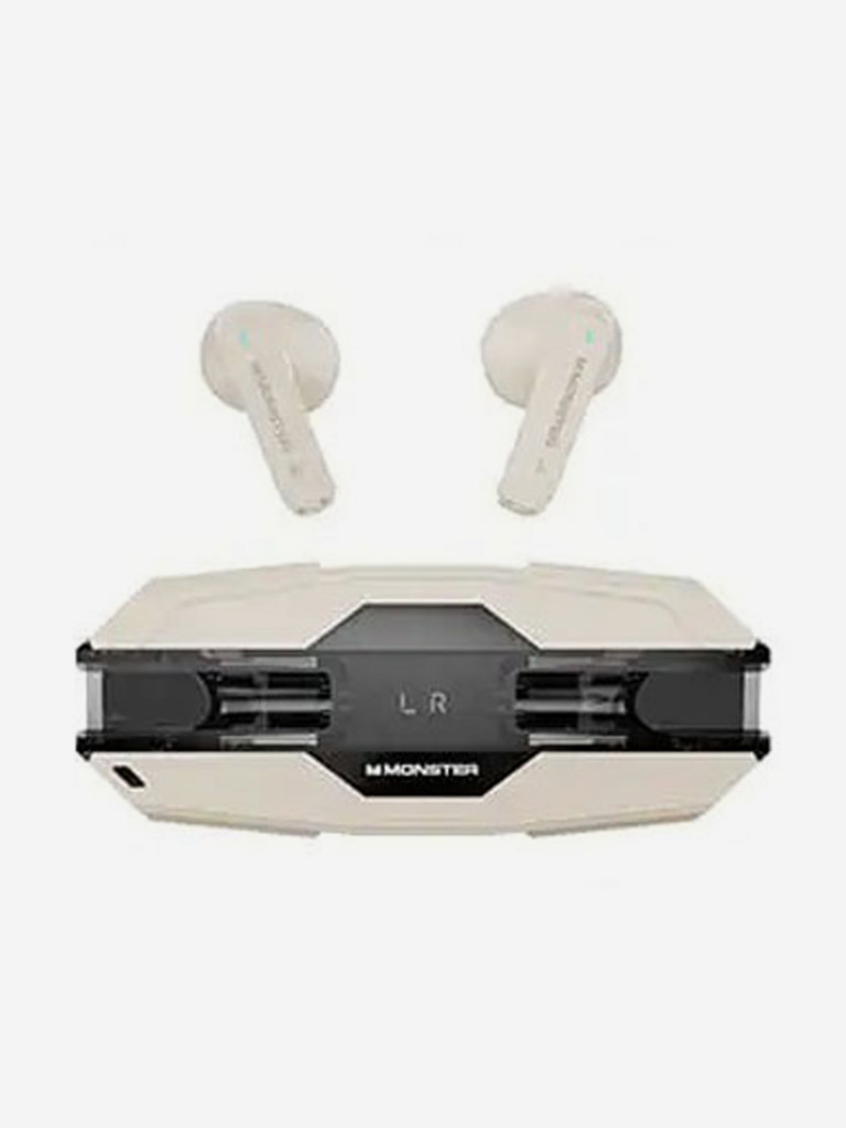 Беспроводные внутриканальные наушники с шумоподавлением Monster XKT08 Pro бежевые