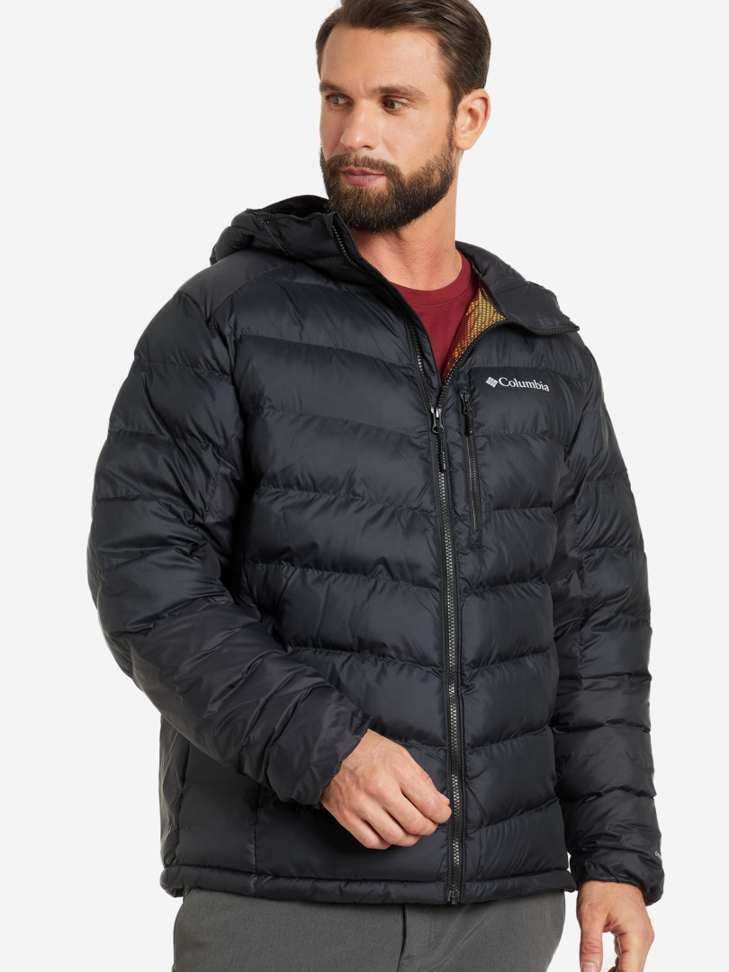 фото Куртка утепленная мужская columbia labyrinth loop hooded jacket, черный