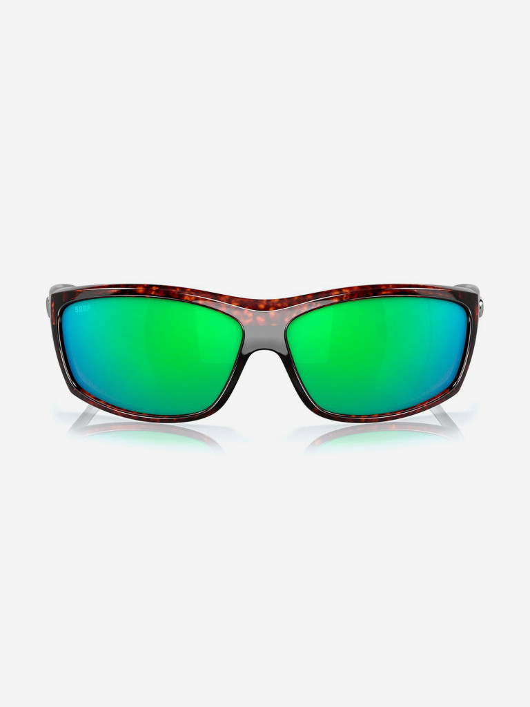 Очки поляризационные Costa Del Mar Saltbreak 580P, L, regular fit, tortoise/green mirror