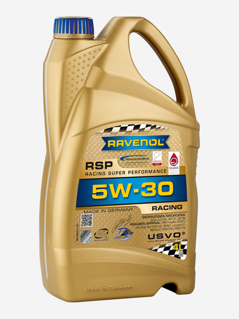 Моторное масло гоночное RAVENOL RSP Racing Super Performance 5W-30, 4 литра