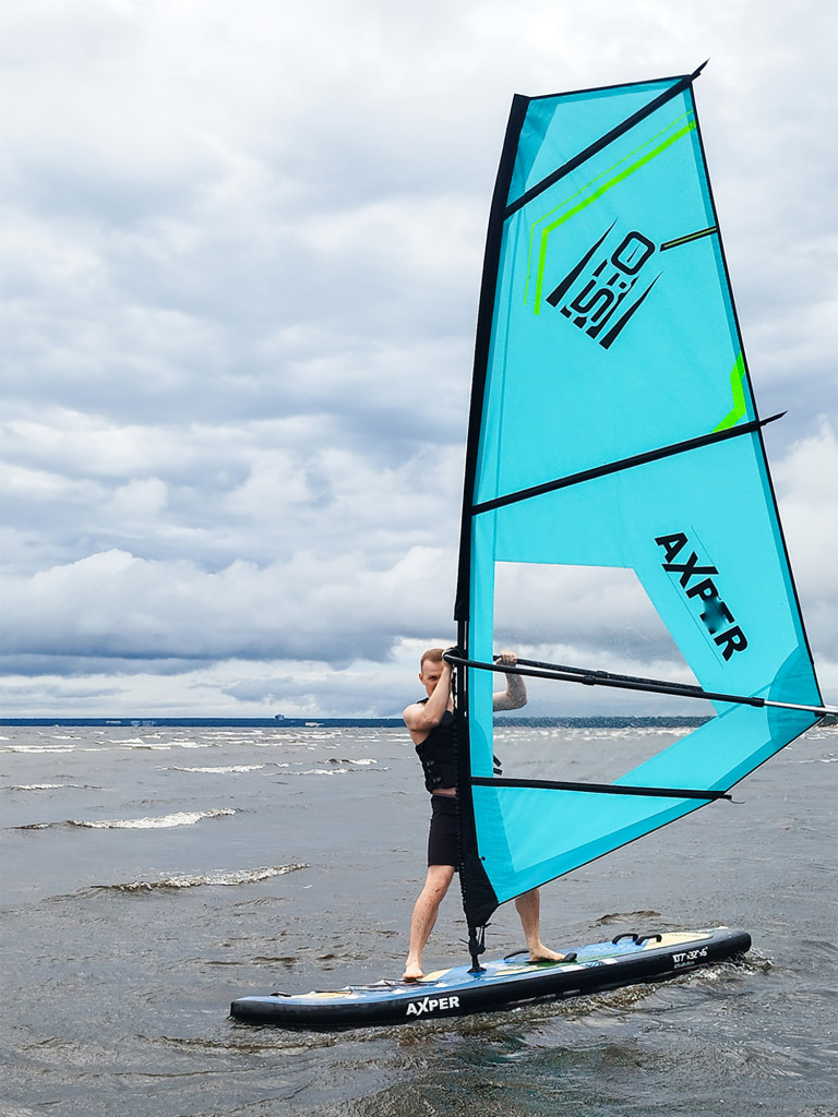 Надувная двухслойная SUP доска AXPER WindSup Space 10'7" (под парус)
