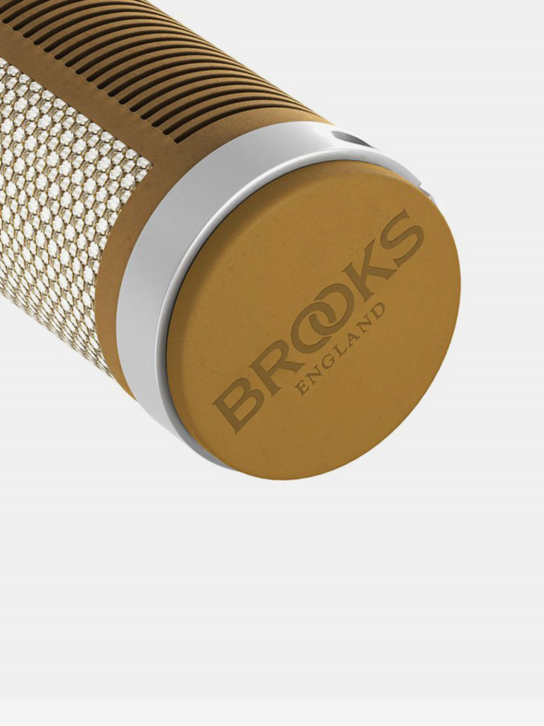 Грипсы Brooks Cambium Rubber Grips 130/100 Natural/Silver