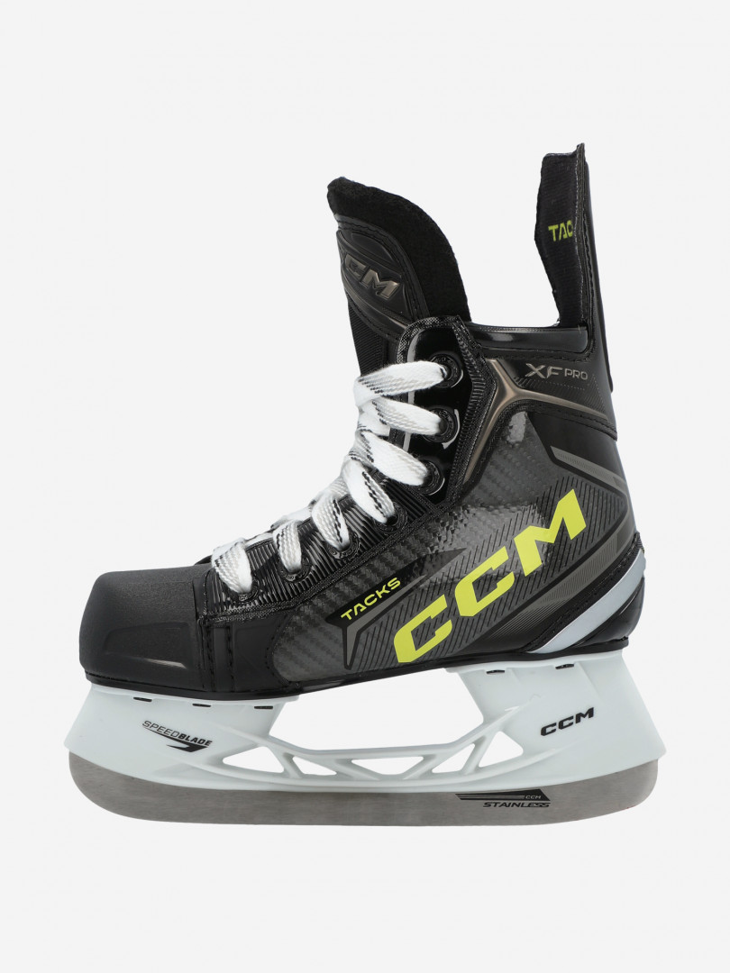 Коньки хоккейные детские CCM Tacks XF PRO YTH, Черный