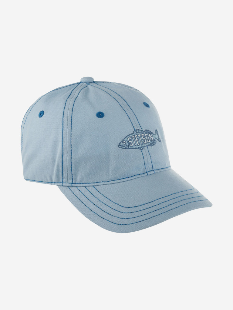 Бейсболка STETSON 7711143 BASEBALL CAP FISHING (голубой)