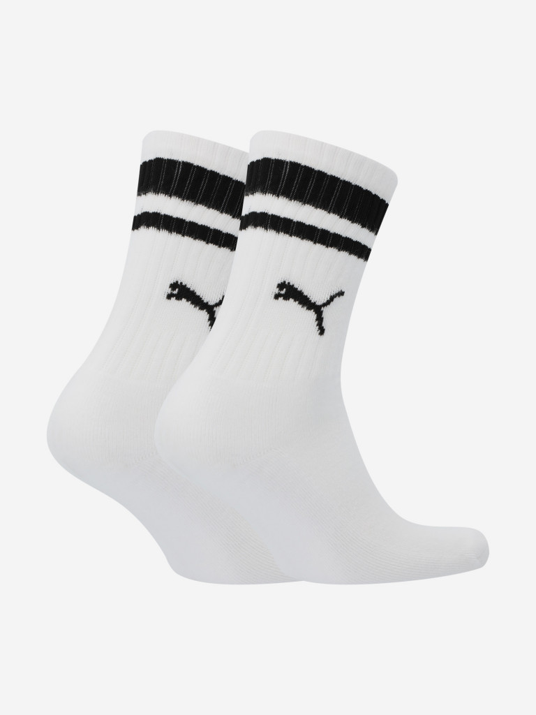 PUMA - Носки Unisex Crew Heritage Stripe Socks 2 pack – White – 35-38