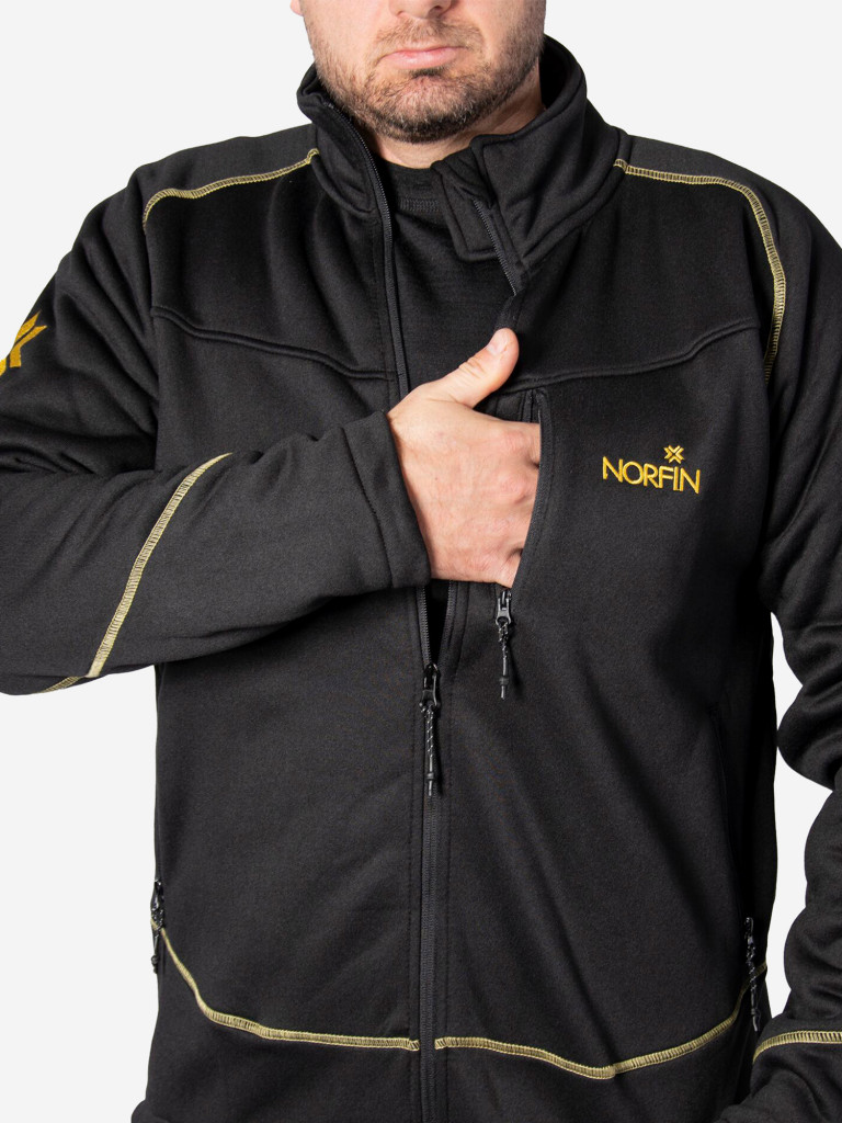 Толстовка флисовая Norfin FROST для рыбалки и охоты